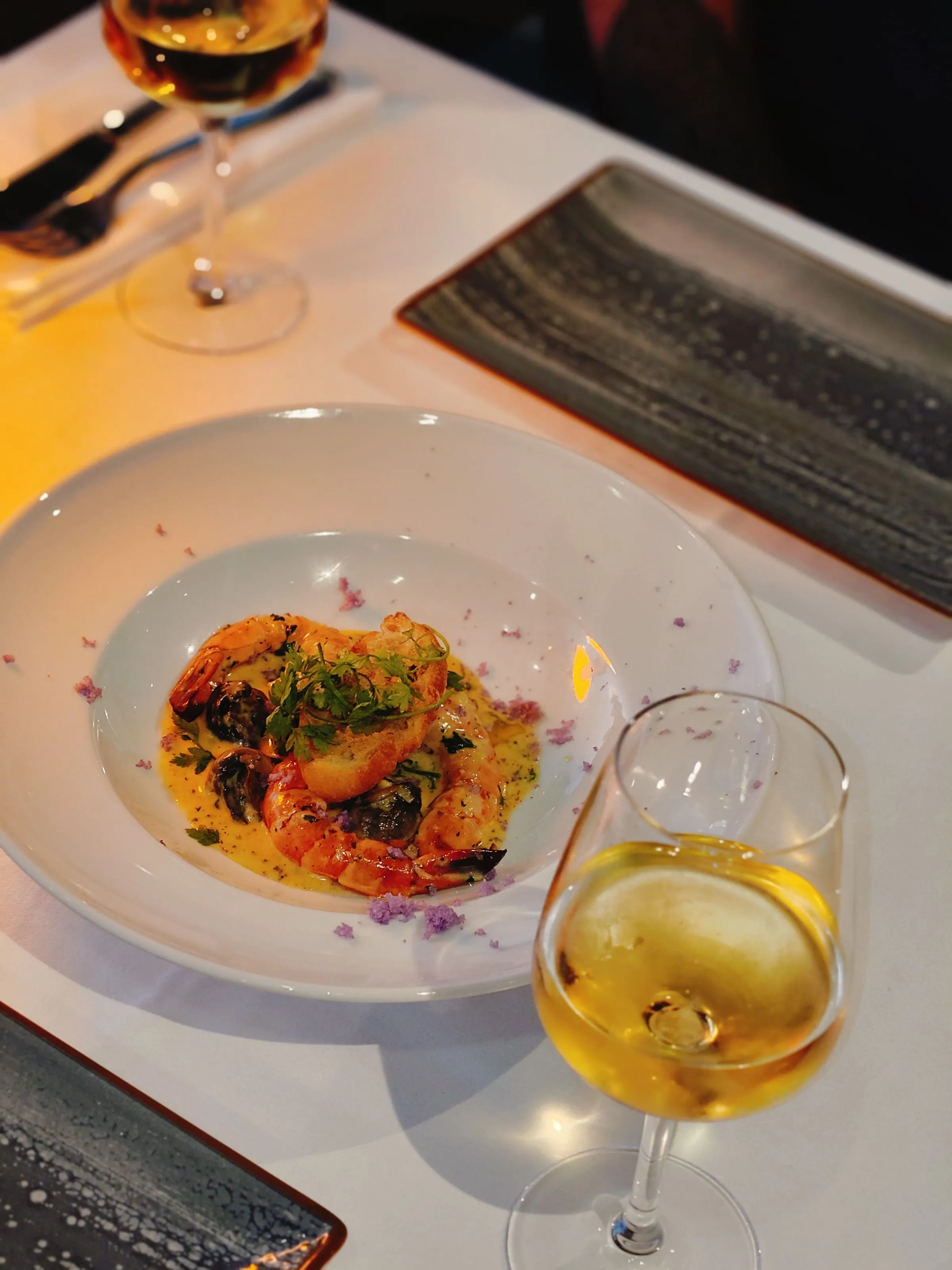 Dîner en terrasse